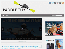 Tablet Screenshot of paddleguy.com